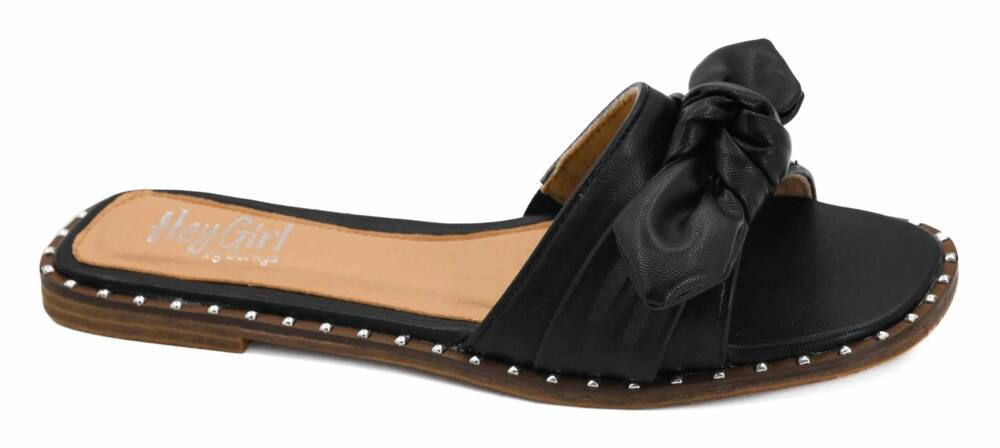 NEW CORKYS FOOTWEAR women's clam bake slide sandals in black